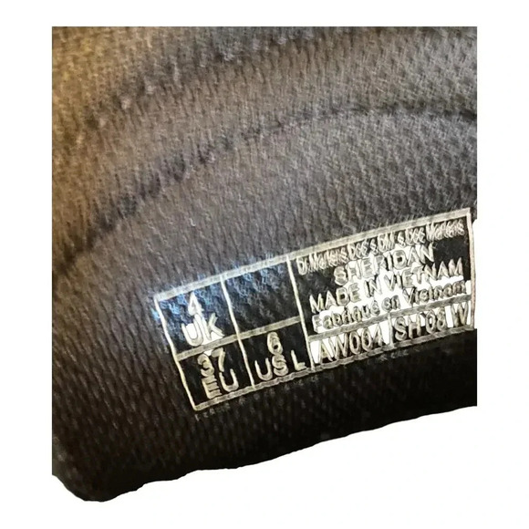 Dr. Martens Sheridan Black Combat Work Boots Women's US 6 Lace Up Leather - Picture 6 of 12